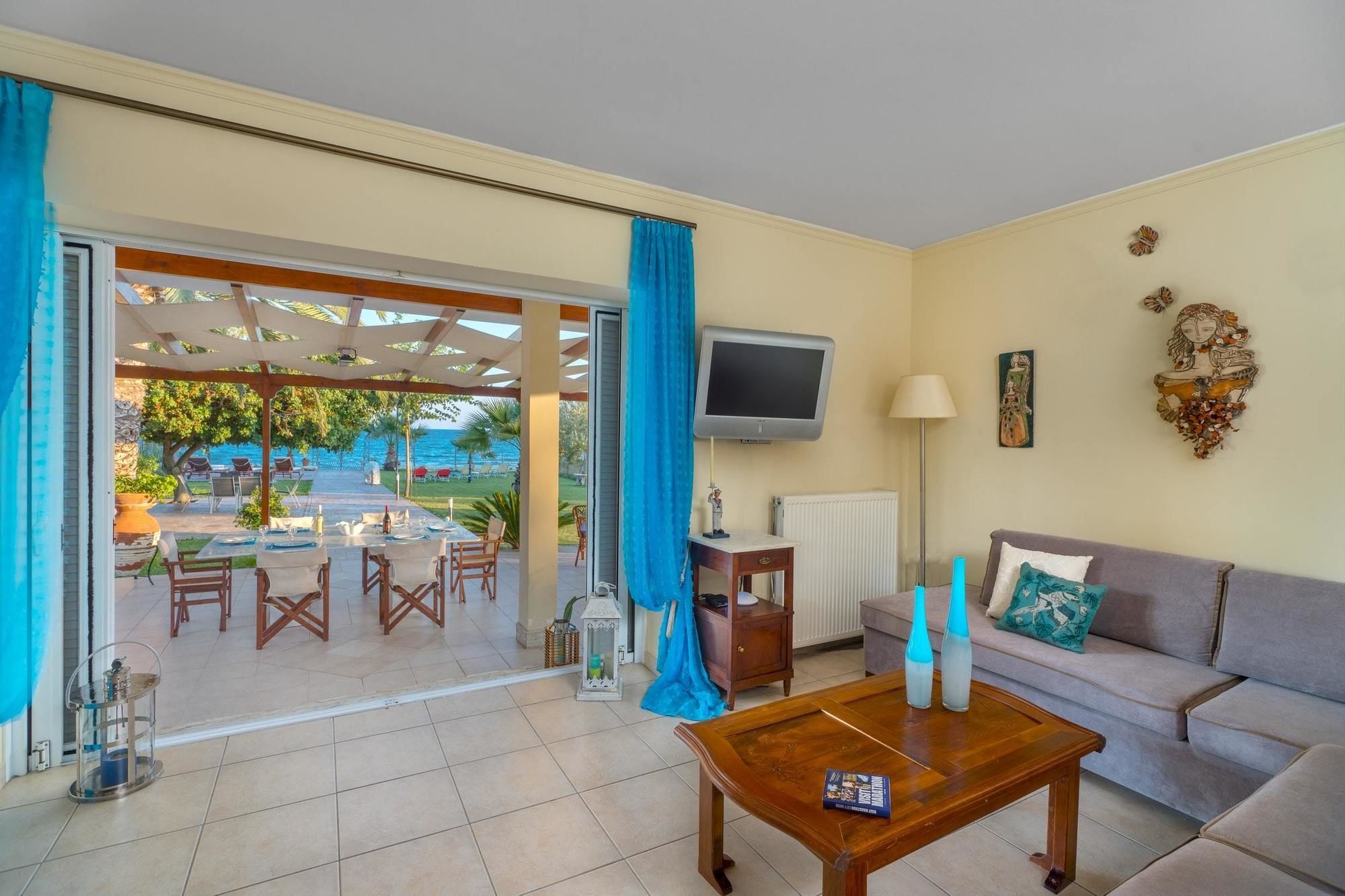 Maria'S Seaside Villa - House With 3 Rooms In Marathon, With Wonderful Kültér fotó