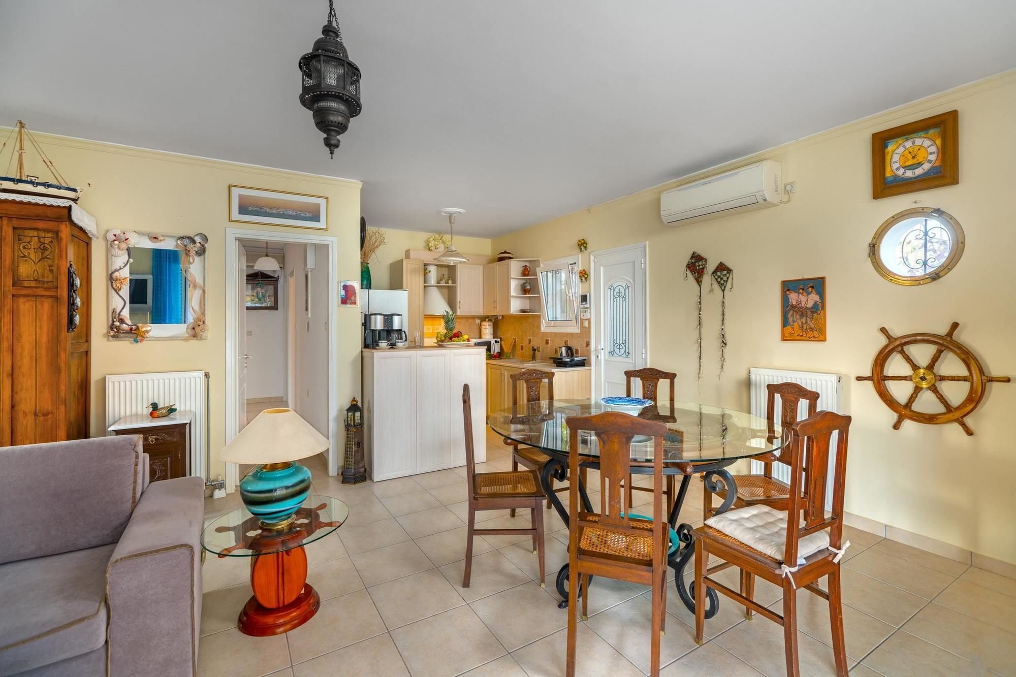 Maria'S Seaside Villa - House With 3 Rooms In Marathon, With Wonderful Kültér fotó