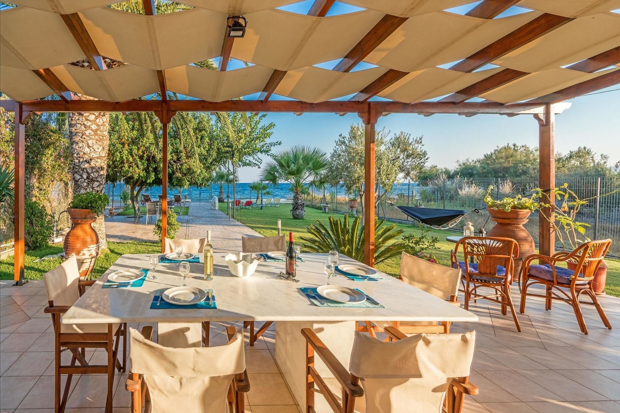 Maria'S Seaside Villa - House With 3 Rooms In Marathon, With Wonderful Kültér fotó