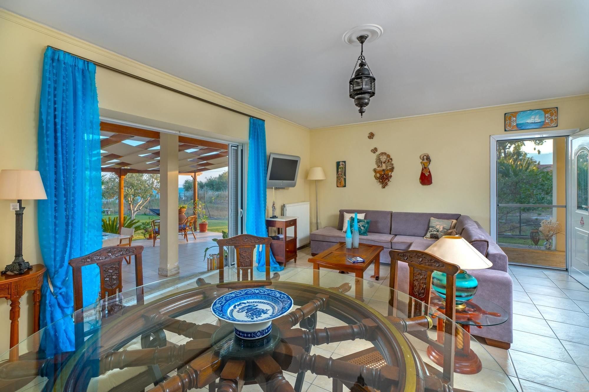 Maria'S Seaside Villa - House With 3 Rooms In Marathon, With Wonderful Kültér fotó