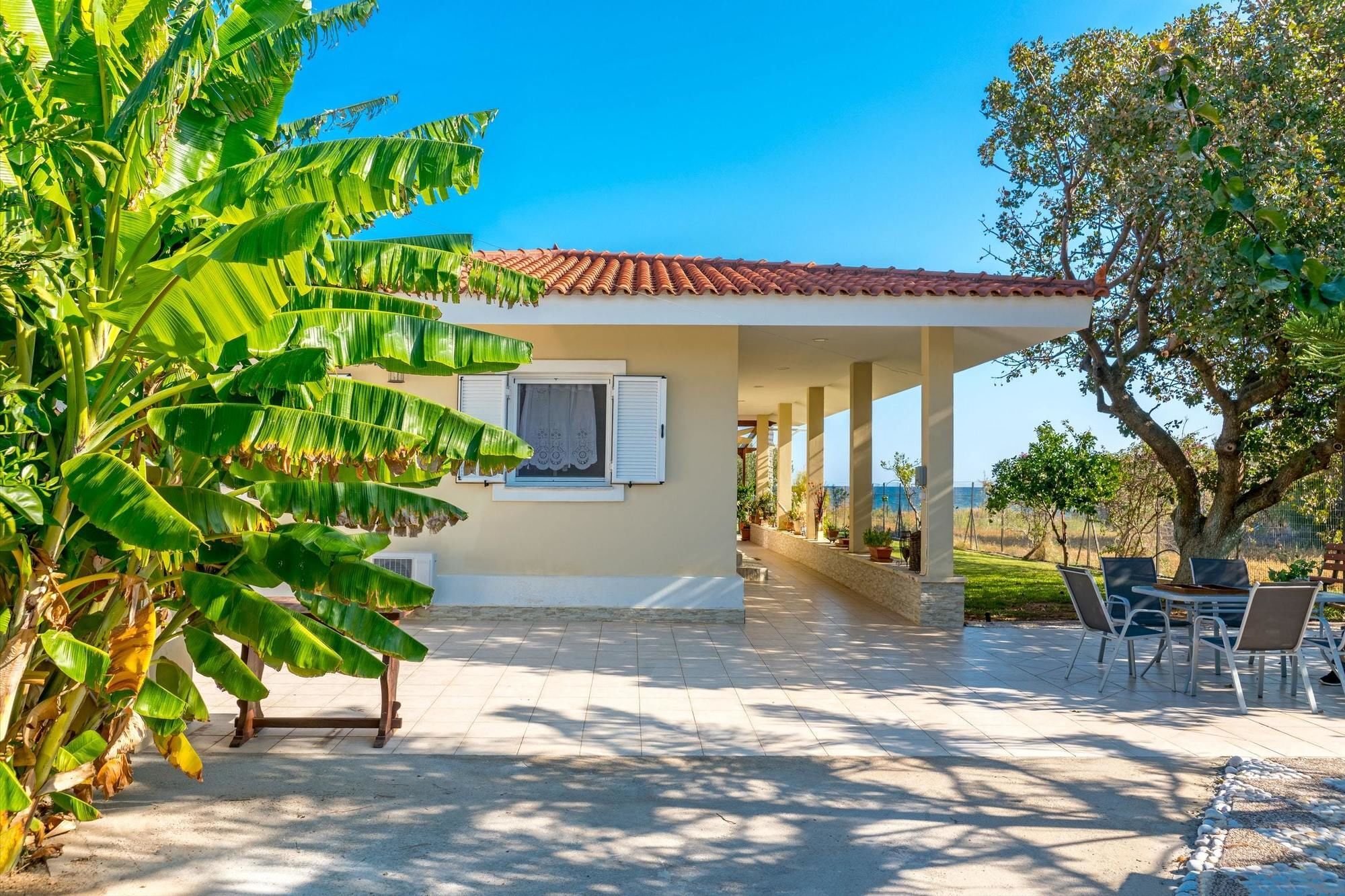 Maria'S Seaside Villa - House With 3 Rooms In Marathon, With Wonderful Kültér fotó